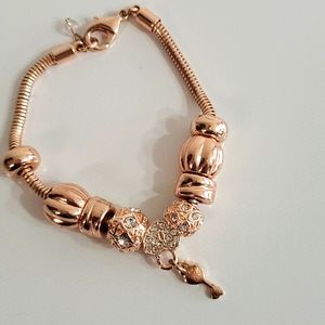 Rose Gold Charm Bracelets